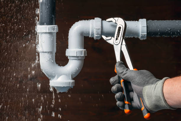 Professional Sewer Line Repair technician working in Braintree, MA